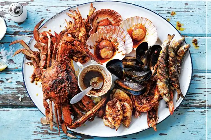 Grilled Seafood Platter